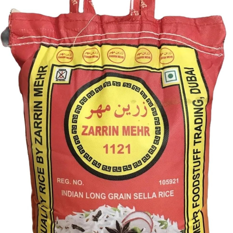 Zarrin Mehr 1121 Basmati Rice 5kg
