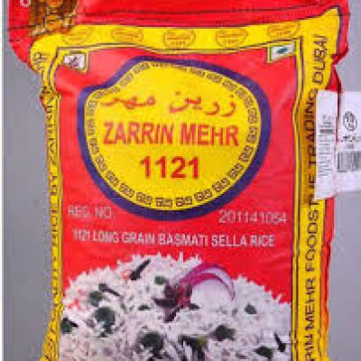 Zarrin Mehr 1121 Basmati Rice 10 kg