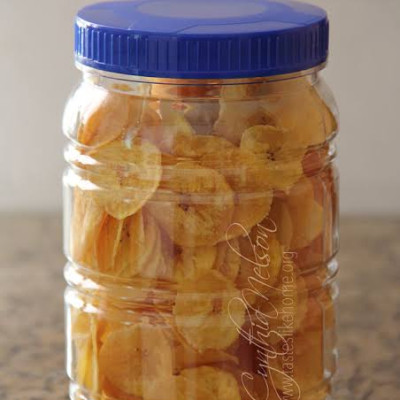 Unripe Plantain Chips Big Jar