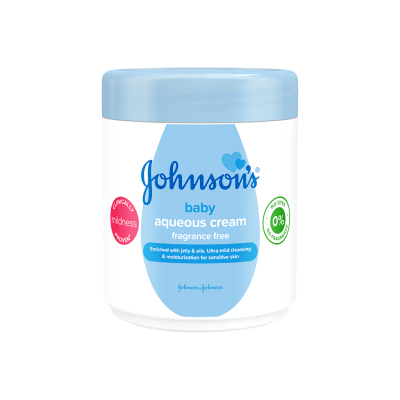 Johnson's Baby Aqueous Cream Fragrance Free 350 ml