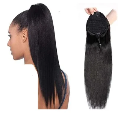 Long Synthetic Ponytail Extension Look Like Natural 100g Full With Clip 20 Inches