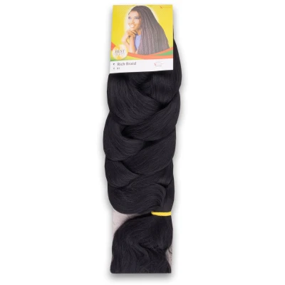 Expression Hair Attachment- Rich Braid Black